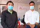 Presidente del sindicato Mina de Minera Candelaria visitó a Alcalde(s) Cristóbal Zúñiga para agradecer su apoyo cuando estuvieron en huelga legal