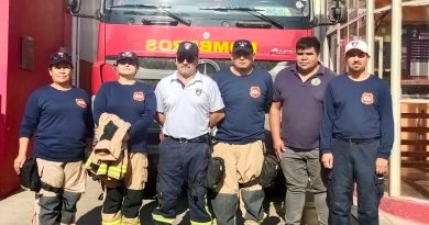 bomberos viajan a combatir los incendios del sur