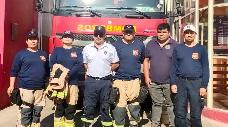 bomberos viajan a combatir los incendios del sur